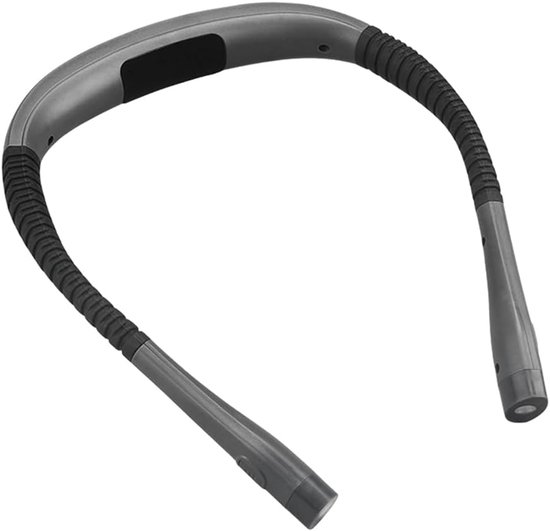 1 stuk - Neklamp - Leeslamp - eeslamp met drie kleuren en negen helderheidsniveaus - Flexibele neklamp - Compact en draagbaar - Geschikt om te lezen in bed, te breien of te kamperen - Zwart - 20,3*17,8*2,3 cm