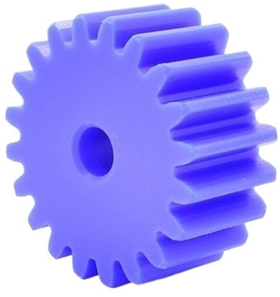 1 STUKS 2-module nylon tandwielen 18T/19T/20T/21T/22T/23T onafgewerkte boring 8 mm kunststof cilindrisch tandwiel voor CNC-apparatuur(2 Module 20T Bore 8mm)