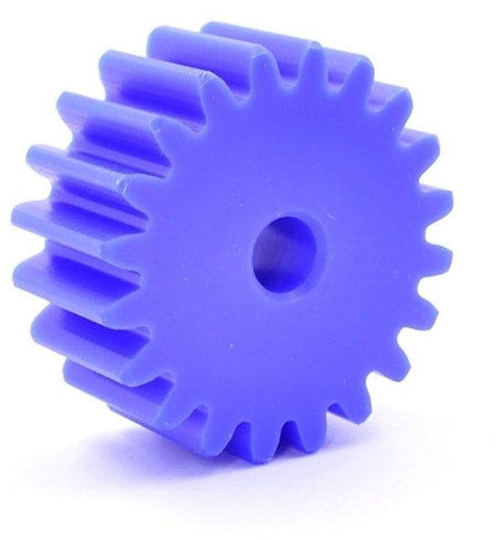 1 STUKS 2,5 module nylon tandwielen 21T/22T/23T/24T/25T/26T/27T/28T/29T/30T onafgewerkte boring 8 mm cilindrisch tandwiel voor CNC-apparatuur(2.5 Module 25T Bore 8mm)