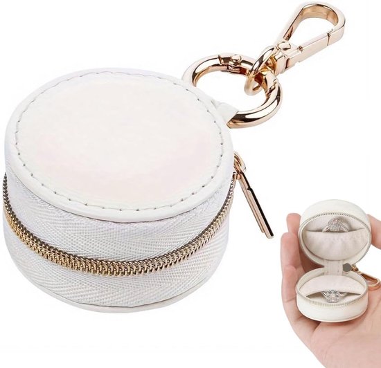 1 stuks mini-juwelendoos voor reizen, deurtas, sieraden, ringen, kettingen, kettingen, organizer, oorbelhouder voor meisjes, vriendin, verjaardag