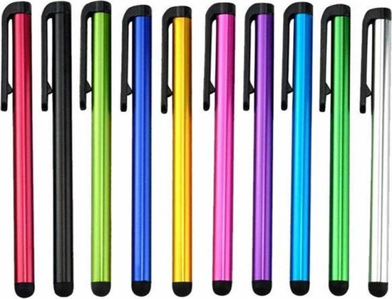 10-Pack Stylus Pennen – Compatibel met iPhone, iPad, Smartphones & Tablets van ACROX®