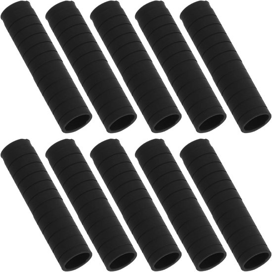 10 Pieces Ergonomic Silicone Pen Holders with Non-slip Surface Protective Grip for Pens Stylus Suitable for Writing Drawing Notes