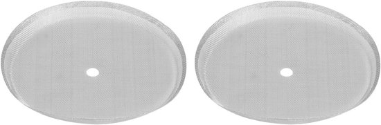 10 Stuks 304 Roestvrijstalen Koffiepersfilter, Vervangingsgaas met een Diameter van 3,7 Inch, Fijn Schermfilter voor Koffie en Thee, Ideaal voor 1000 Mm Perspot (150 korrel)