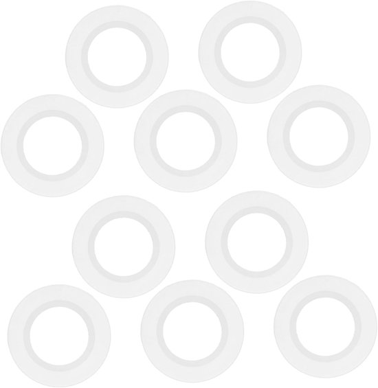 10 Stuks Delige Set Silicone O-ring Afdichtingsringen voor Badkuipafvoer Slijtvast Compact Ontwerp Geschikt voor Badkamer Keuken Gemakkelijk Schoon Te Maken Duurzaam