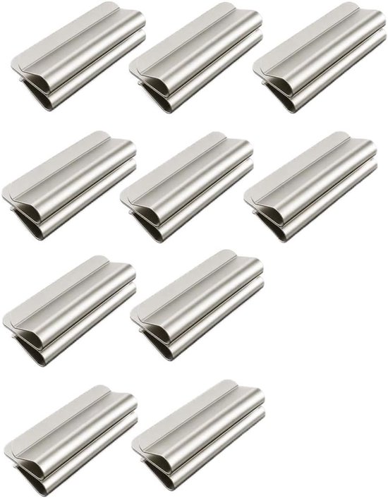 10 stuks gordijnclips, draagbaar, magnetisch, roestvrij staal, afneembare clips, magnetische gordijnsluiting, voor thuis, binnengebruik, woonkamer, slaapkamer, douche, raam, keuken