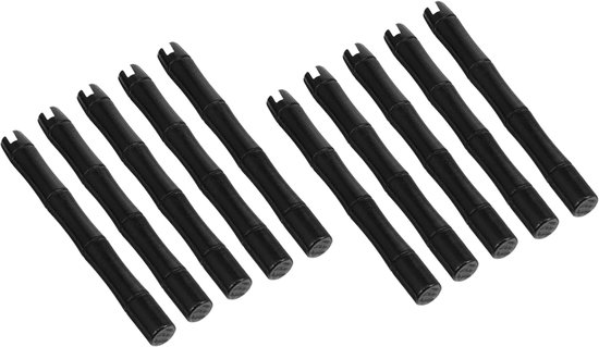 10 Stuks Handvatten voor Ronde Fans Comfortabele Fan Handsteunen met Natuurlijke Houtnerf Creatieve Projecten met Vrienden