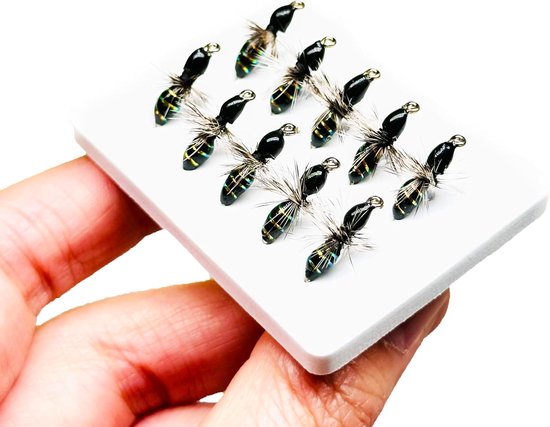 10 stuks handvliegen vissen lure/haken nat vliegen bionica griffiths kunstaas voor forel, bas en zalm voor het vissen in rivieren meren