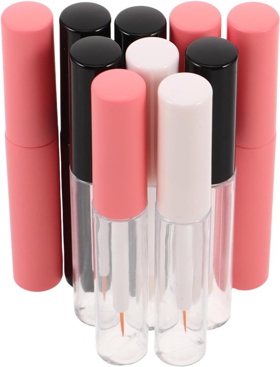 10 Stuks Hervulbare Lipglosstubes Lege Wimpertube Hervulbare Lipglossfles Plastic Lipglosstube Lipglossborsteltube Vervangbare Lippenstifttube Lippenbalsemtubes