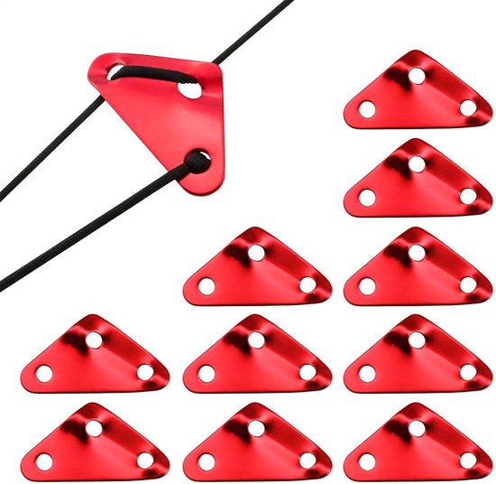 10 stuks kabelspanners - tentspanners van aluminiumlegering