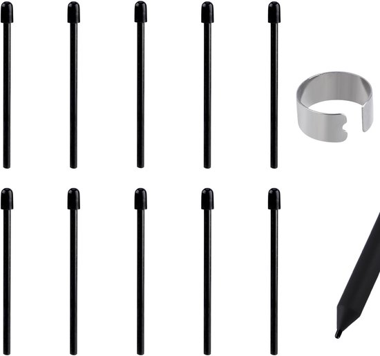 10 Stuks Markeerstiftpunten voor Remarkable 2, Zachte Vezel Vervanging van de Punt van de Makerpen Penpunten voor Stylus Glad Vervangende Penpunten Schrijfpenpunt met Verwijdergereedschap