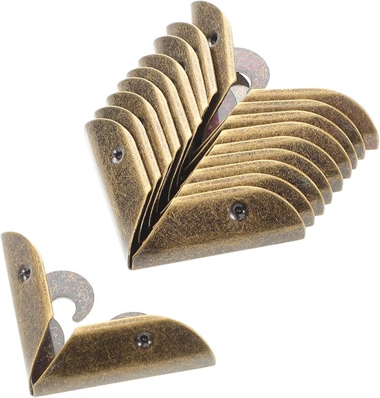 10 Stuks Metalen Boekhoeken Albumhoekbeschermers Vintage Stijl Decoratieve
