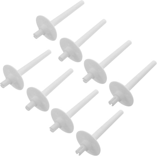 10 Stuks Naaimachine Accessoires Naaimachine Draadhouder Machine Draadkap Plastic Klospen Draadklospen Draadspin Draadhouderkap Wit