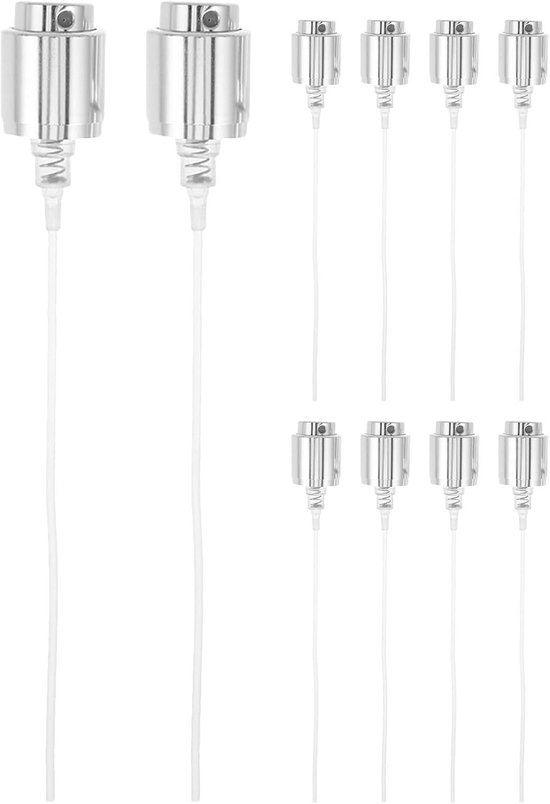 10 Stuks Perfume Bottle Nozzle Replacement Fine Mist Spray Pump Top Smooth Press Mechanism Easy Install Spray Cap For Precise Fragrance Application