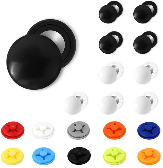 10 stuks startnummerhouders, magneet, startnummertape, startnummerband, magnetisch, startnummer-magneten, atletiek, startnummerbevestiging met 10 kleurrijke stoffen knoppen voor marathon