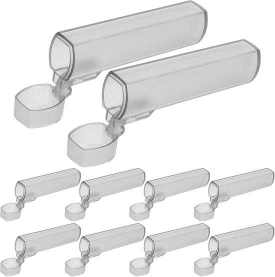 10 Stuks Tandenstokeropslagcase Zak Tandenstokerhouder Kiezer Tandenstoker Dispenser Grey