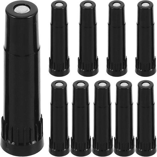 10 Stuks Universele Auto Ventieldop Adapter Eenvoudig Installeren Wielventielverlenger Voor Vrachtwagens Krasbestendig Plastic Handvastgeschroefd Voor Efficiënte Bandeninflatie