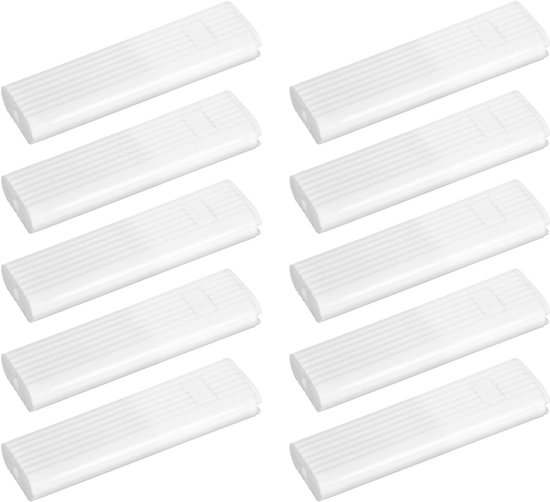 10 stuks verticale jaloeziekoordgewichten: stabilisator voor jaloeziekoorden - plastic trekkoordhanger - veiligheidshandgreepspanner voor rolgordijnen en raamluiken