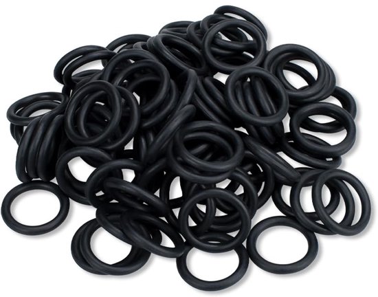 100 stuks O-ringen nitril rubber, 16 * 3.1 mm afdichten O-ringen voor wasmachine, kraan en sanitair in keuken badkamer
