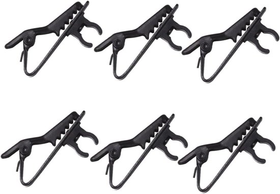 10stuks Microfoon Clip Voor Dassen Universele Lavalier Microfoon Klem Duurzaam Compact Ontwerp Voor Presentaties Online Vergaderingen