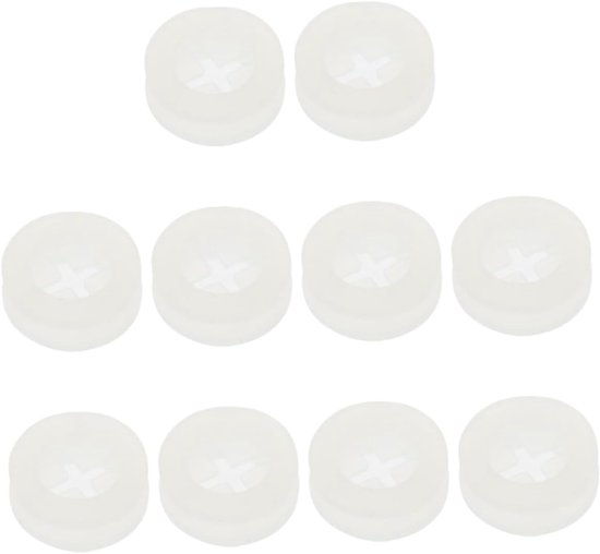 10stuks Silicone Hole Grommets Voor Potdeksels Flexibele Duurzame Afdekkingen Voor Voor Jars Blikken Eenvoudig Gebruik Lange Levensduur