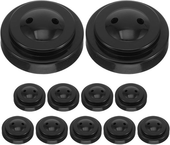 11 Stuks Delige Mini Tafelvlaggenhouder Plastic Ronde Basis met Stabiele Bureauvlaggenstandaard voor Kantoor Restaurant Vergaderruimte Indoor Decoratie