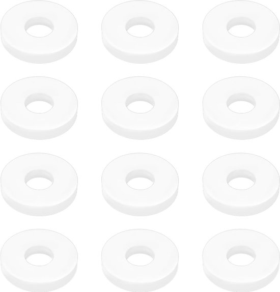 12 stuks Aaspompringen OD 20 mm ID 8 mm Dikte 3 mm Siliconenrubber Aaspompringen voor Aaspompen met Boorgatdiameter 22 mm