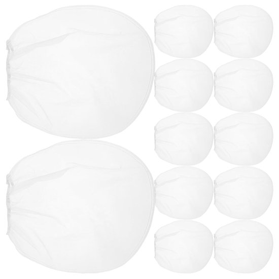 12 Stuks Delige Verfzeefset met Fijnmazige Nylon Filterzakken Elastische Top voor Scheurbestendig Te Gebruiken voor Professioneel Zelf Schilderen