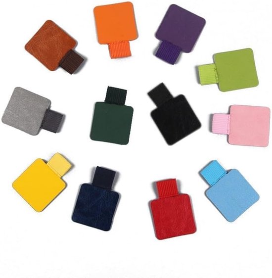 12 stuks Leuchtturm pennenlus, zelfklevend, vuurtoren, penhouder, boek, kleur pennenhouder, notitieboek, voor notitieboeken, mappen en planner