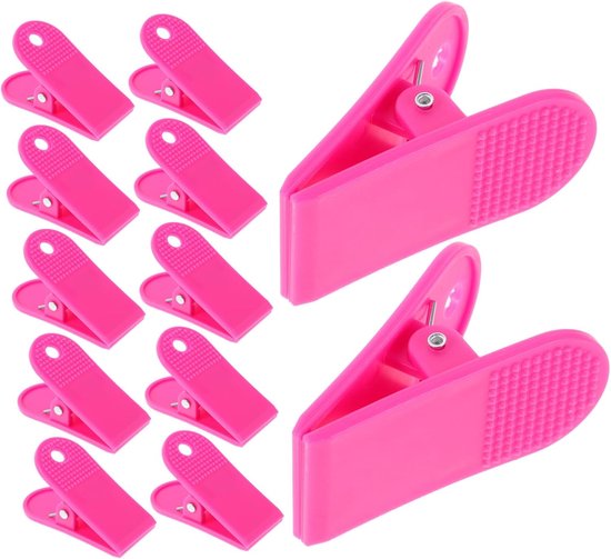 12 Stuks Universele Loopband Veiligheidsclips met Veermechanisme Duurzame Plastic Noodstop Klem voor Hardloopapparaten Multifunctioneel Gebruik Bij Portemonnees Sleutels