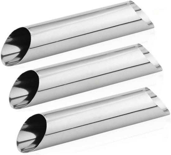 12stuks Rvs Spiralen Cannoli Vorm Tubes Cylindrische Bakvormen Voor Cake Herbruikbare Keukenhulp Voor Taart Croissant Gebak Decoratie