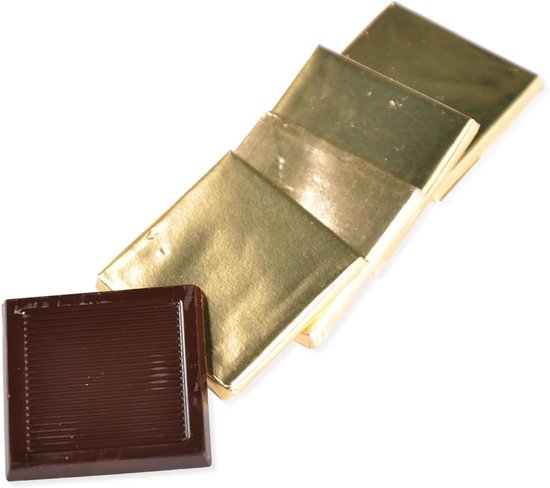 145 stuks melkchocolade met goudfolie, 1 kg chocolade, Napolitaanse chocolade, chocoladecadeau voor bruiloften, babyborrels en speciale gelegenheden (melkchocolade - goudfolie)