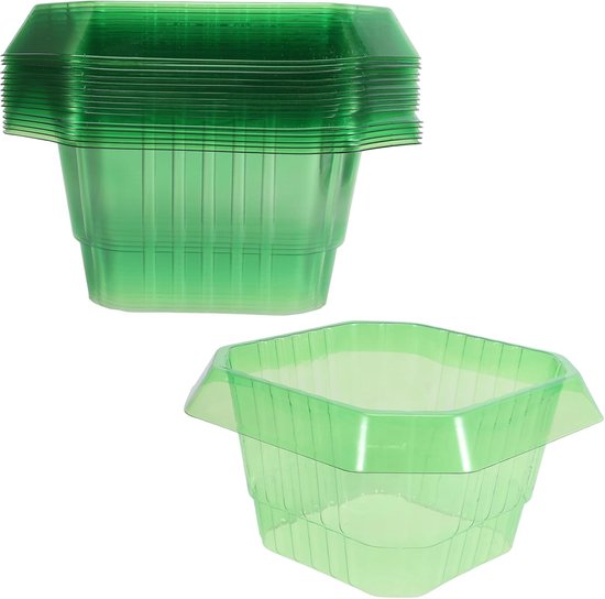 15 stuks slakkenkragen, herbruikbare slakkenbeschermring van kunststof voor salade, kool, tomaten, stabiele slakkenafweerhek, natuurlijke bescherming zonder chemicaliën