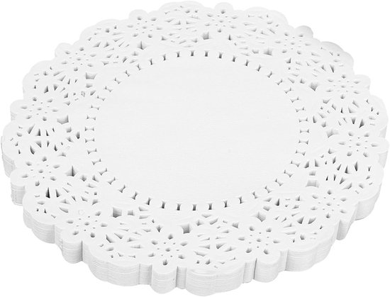150 STUKS Wegwerpservetten, Kanten Servetten Ronde Placemats Jaloezieën Bakvormen Accessoires Bulk Taart Dessert Ambachten