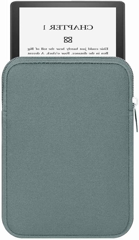 15.5 * 18.5 cm Case Geschikt for kobo libra H2O/libra 2 7 "Zachte Mouw ereader rits Tas (Color : Black, Size : For Kobo libra h2o)