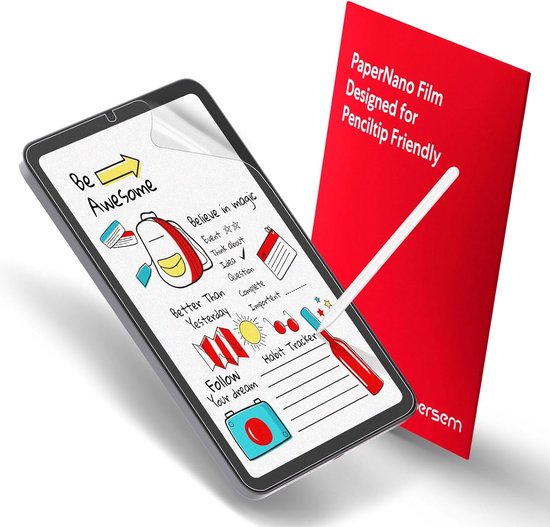 2-Delige Paperlike Screenprotector voor iPad Mini 8.3 inch - Voor Tekenen en Schrijven van Merkloos