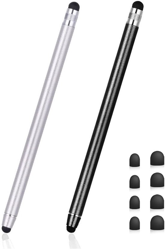 2-in-1 Stylus Pen voor Touchscreen, Set van 2