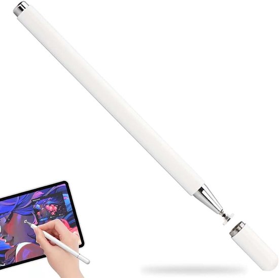 2-in-1 stylus voor touchscreen, Pour iPad/iPhone/Samsung/Android/iOS, stylus voor capacitieve stylus met fijne punt, compatibel met alle touchscreen-apparaten