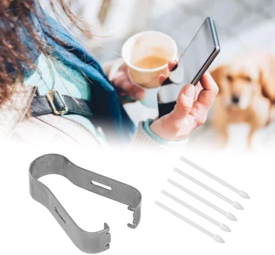 2-pack touchpen punten set - Vervangpunten Geschikt voor Samsung Tab S7/S7+/S6 Lite/Note10/20 - Wit van Merkloos