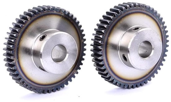 2 stuks 1 module 100T/120T rechte tandwielen 45# stalen CNC-transmissiemotor Boss-tandwiel 8 mm/10 mm/12 mm/14 mm/15 mm/16 mm voor CNC-apparatuur(120T inner hole 12mm)