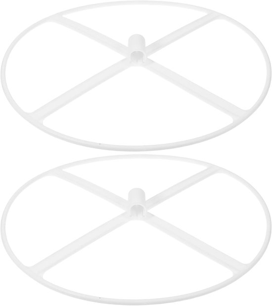 2 stuks bevestigingsbeugels voor wiegnetten - Ronde ringhouder voor wiegbaldakijn, wiegnetframe, kinderbedje en slaapkamer (27,5 cm/10,8 inch)
