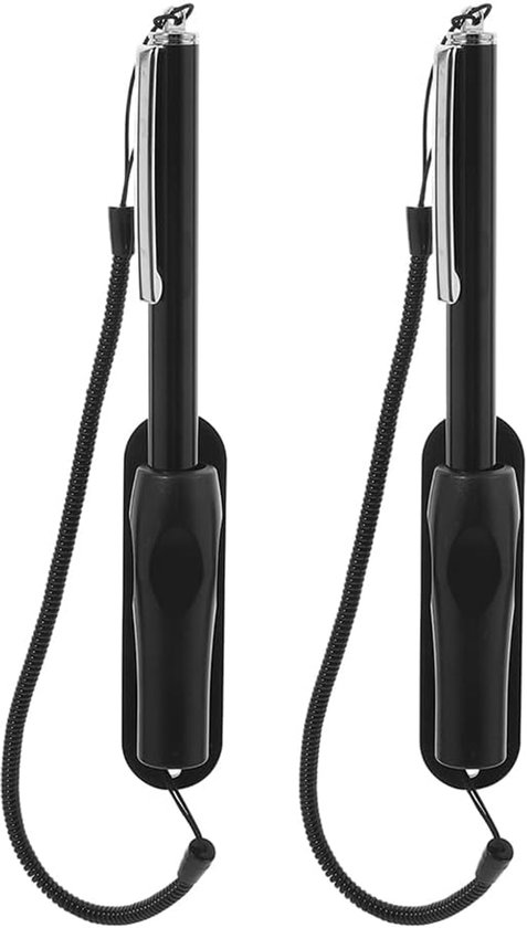 2 stuks capacitieve touchpen met houder voor touchscreens tablets en