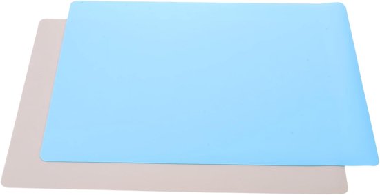 2 Stuks Delige Hittebestendige Siliconen Placemats voor Ouderen Antislip Wasbare Tafelbeschermers met Hitte-isolatie Geluidsdemping Geschikt voor Keukens Verpleegkamers