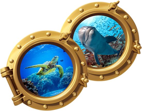 2 Stuks Delige Magnetische Auto Koelkaststickers met Oceaandieren Stevig Gemakkelijk Te Bevestigen Decoratieve Magneetjes voor Auto Koelkast Garage