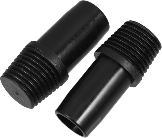 2 Stuks Delige Schroefdraadadapter voor Bezemsteel Plastic Connector met Duitse Schroefdraad Eenvoudig Te Installeren voor Huishoudelijke Kantoor Schoonmaakgereedschappen