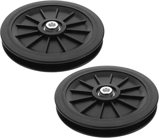 2 Stuks Katrolmachine Accessoires Nylon Sportschool Katrolwiel Sportschool Bijlagen Katrol Voor Fitnessapparatuur Katrolwiel Voor Fitnessapparatuur Kabelmachine