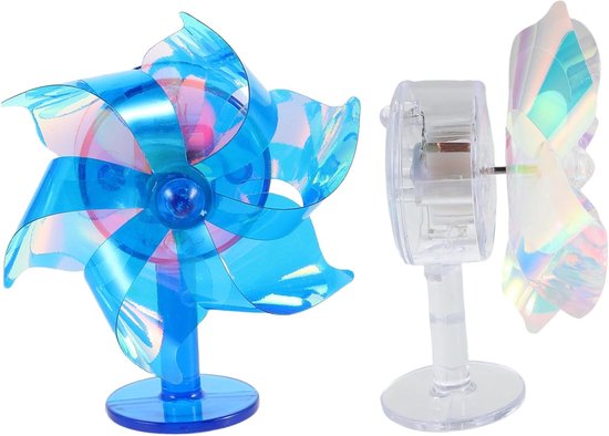 2 Stuks Kleine Windmolen Auto -decoratie Auto Ornament Autodashboard Decoratie Fiets Decor Fiets Windmolen Decor Stuur Speelgoed Stuur Plastic