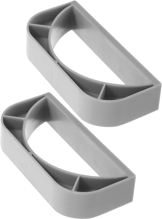 2 Stuks Magnetische Ijs Schephouder Grijs Plastic Houder voor Opal Ijsmachine Eenvoudig Te Installeren zonder Gereedschap Geschikt voor Aanrecht Ijsmakers Vriezers