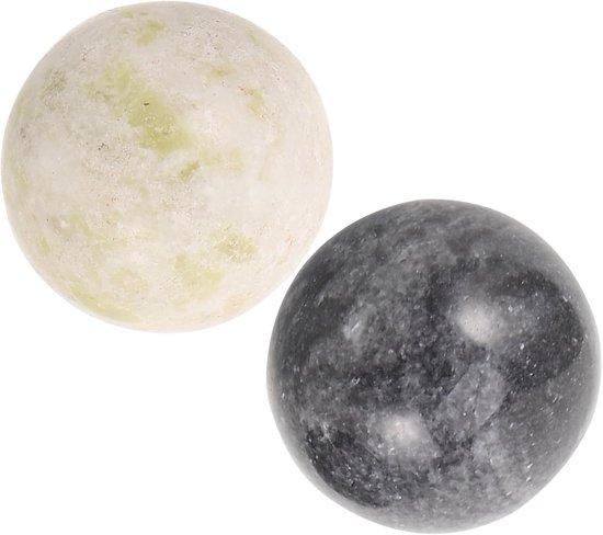 2 Stuks Marmeren Look Decoratieve Ballen voor Vazen Schalen Unieke Patroon Sfeerbollen Komvulling voor Woonkamer Feestdecoratie