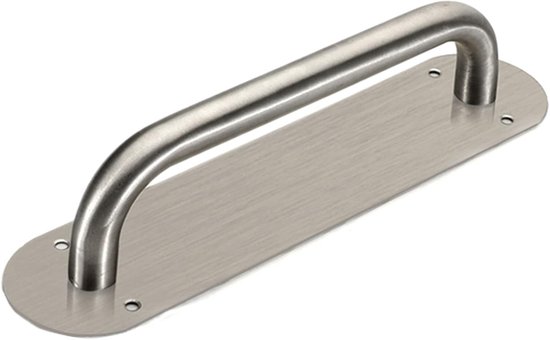 2 Stuks Meubelgrepen Roestvrij Staal Keuken Deurgrepen Zilver Keukenkast Handgrepen Bar Deurklink Schuurdeuren Tuinhuisjes Deurgrepen met Schroeven(Volledige Lengte:199mm,Zilver)