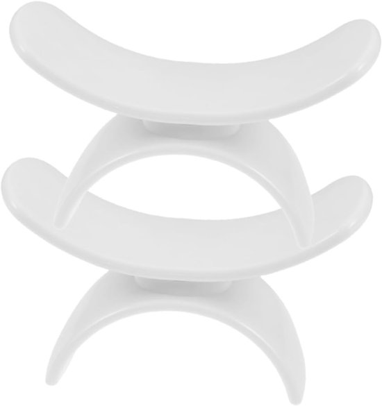 2 Stuks Nailart Handkussen Handsteun Voor Nagelstandaard Kussen Nail Art Rustkussen Nagelkussen Handsteun Voor Nail Art Kussens Hand Kussen Manicure Handsteun Plastic Wit